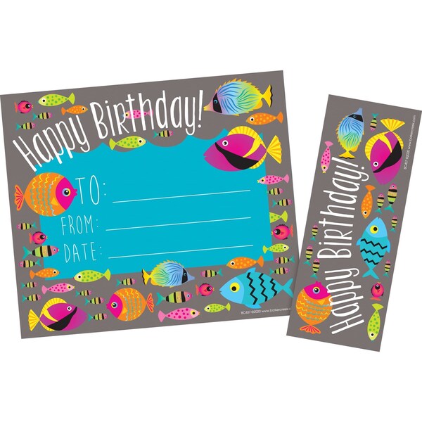 Barker Creek Kai Ola Happy Birthday Recognition Awards and Bookmarks ...
